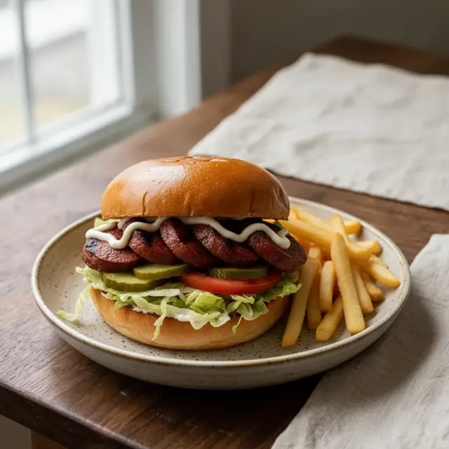 Burger Shawarma Sejouk