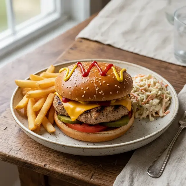 Chicken Cheese Burger