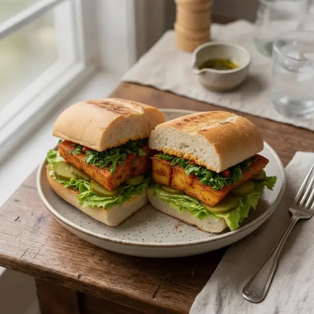 Batata Harra Sandwich