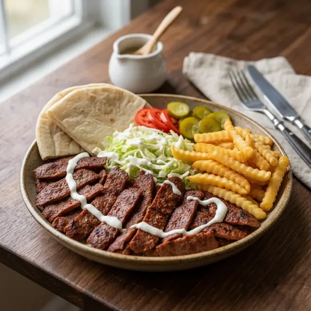 Platter Shawarma Soujouk