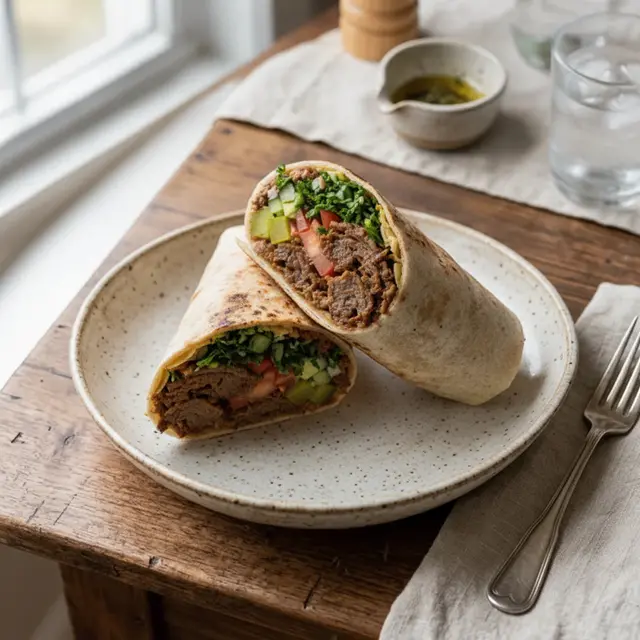 Shawarma lahme medium