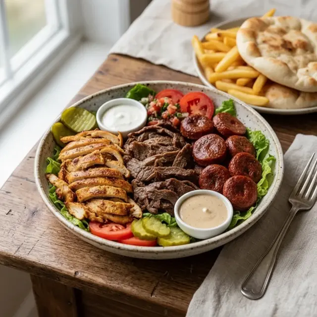 Shawarma mix platter